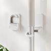 3pcs Self-Adhesive Mop Holder Wall Mount Hanger Storage Hook Space Saver Mop Clip  Bathroom