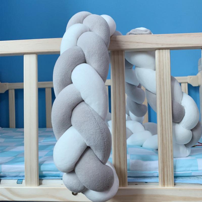 Fascia Anti-Collisione per Culla da Bambino INS: Treccia a Tre Fili Morbida Imbottitura per Quilting Fai da Te
