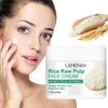 Rice Raw Pulp Face Cream-Deeply Moisturizes, Smooth, Reduce Wrinkles And Brightens Skin-Suitable for All Skin Types,50g