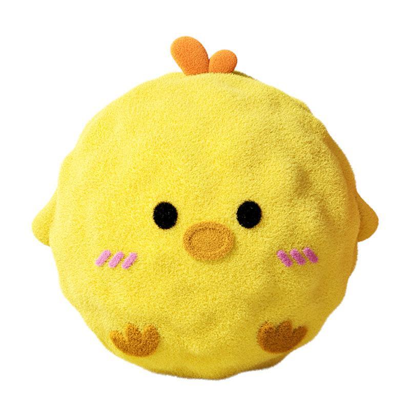 Squeaky Dog Chew Toy Portable Plush Spiky Ball Interactive Pet Play Toy for Dog Travel Camping Boredom Relief Use