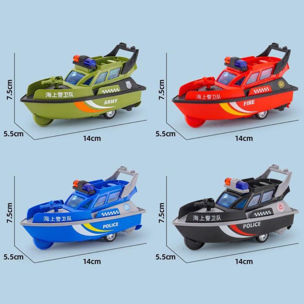 Emulational Inertial Patrol Ship Model Toy Thickened Children's Toys for Boys Gifts