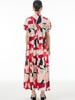 XITAO Print Fashion New Women Goddess Fan Casual Loose Dress WLD11698