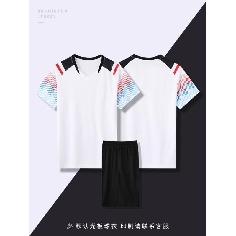 Quick Dry Badminton Shirt Shorts Set Men Women Tennis Table Volleyball Training Competition