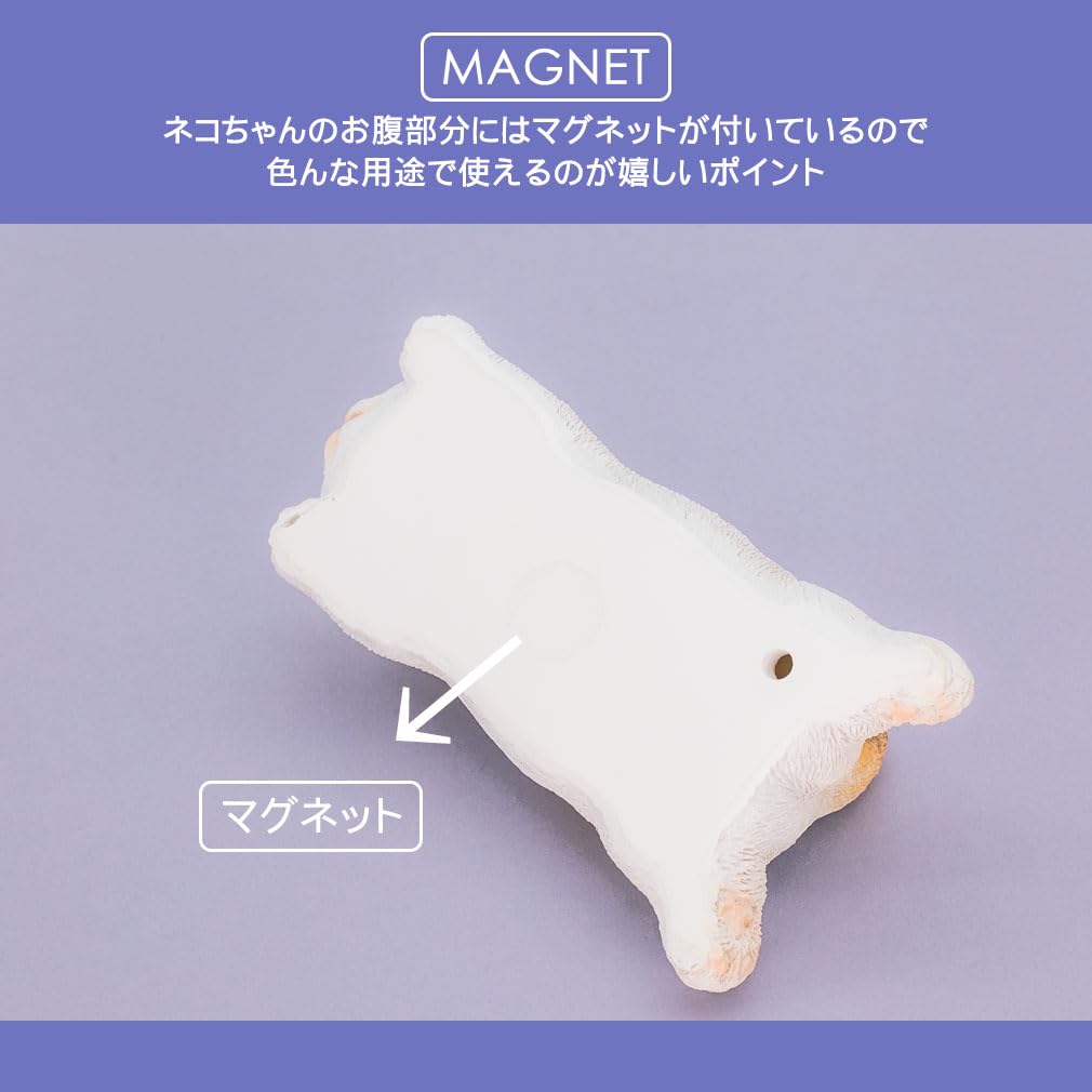 Devalier Ca216m [Authentic] Calico Cat Figurine, Cup Ramen, Magnet, Resin, Perfect Gift