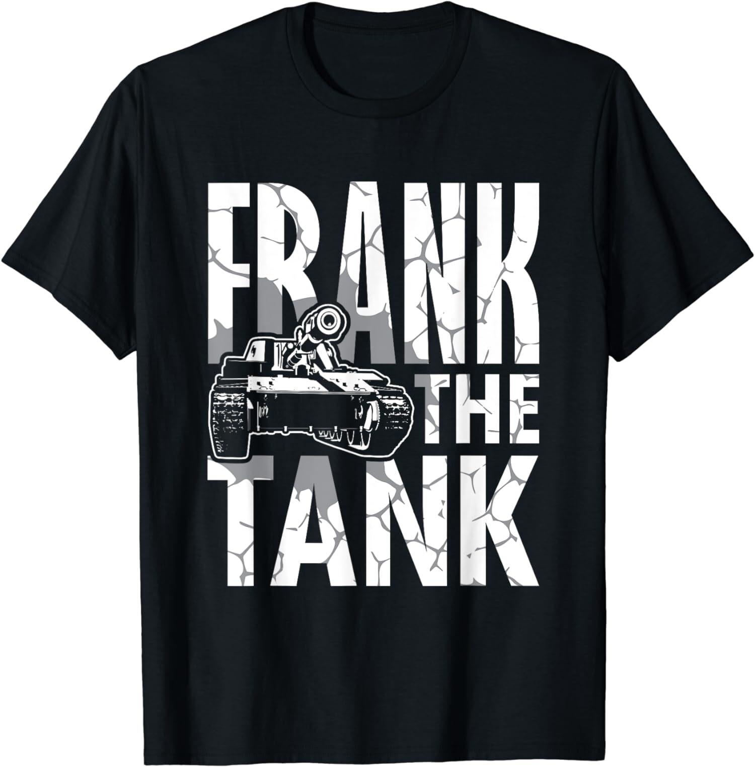 NEW LIMITED Military Parody Frank The Tank M1 Abrams T-Shirt XXXL