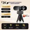 4K Streaming Webcam with Microphone for Online Classes & Meetings