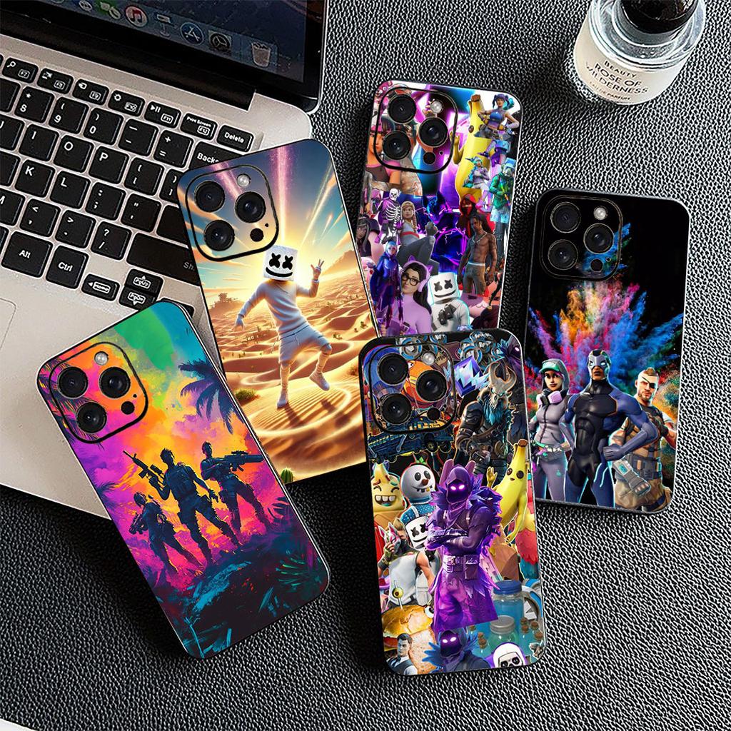 Game-F-ForTniTes-Wallpaper Phone Cover for Apple iPhone 17 14 15 16 Plus Pro Max 16E ProMax + 16Plus 14+ 16+ Protective Case
