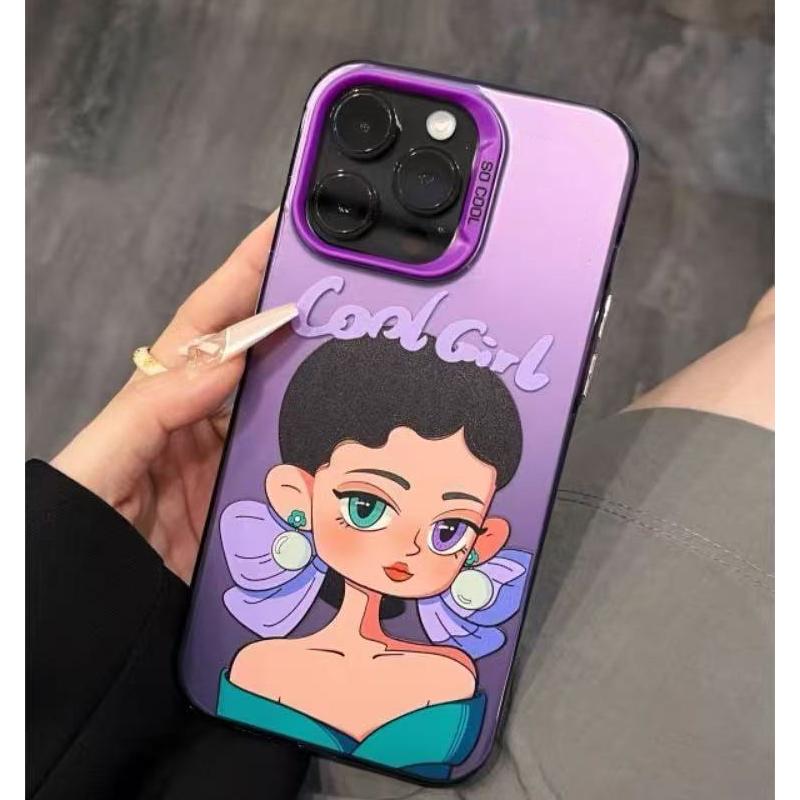 Girls Fashion Phone Case For iPhone 17 Pro Max 16 Pro 15 Plus 14 13 Mini 12 11 16E 17 Air Case