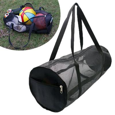 Large Capacity Mesh Duffels Bag Net Ball Storage Bag Portable Mesh Handbag