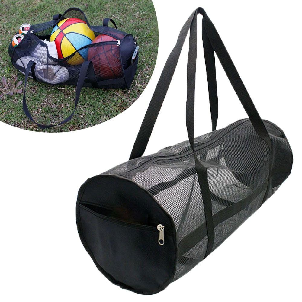 

Сумка з сітчастої сітки. Чорна сумка для зберігання м’ячів. Високоякісна сітчаста сумка