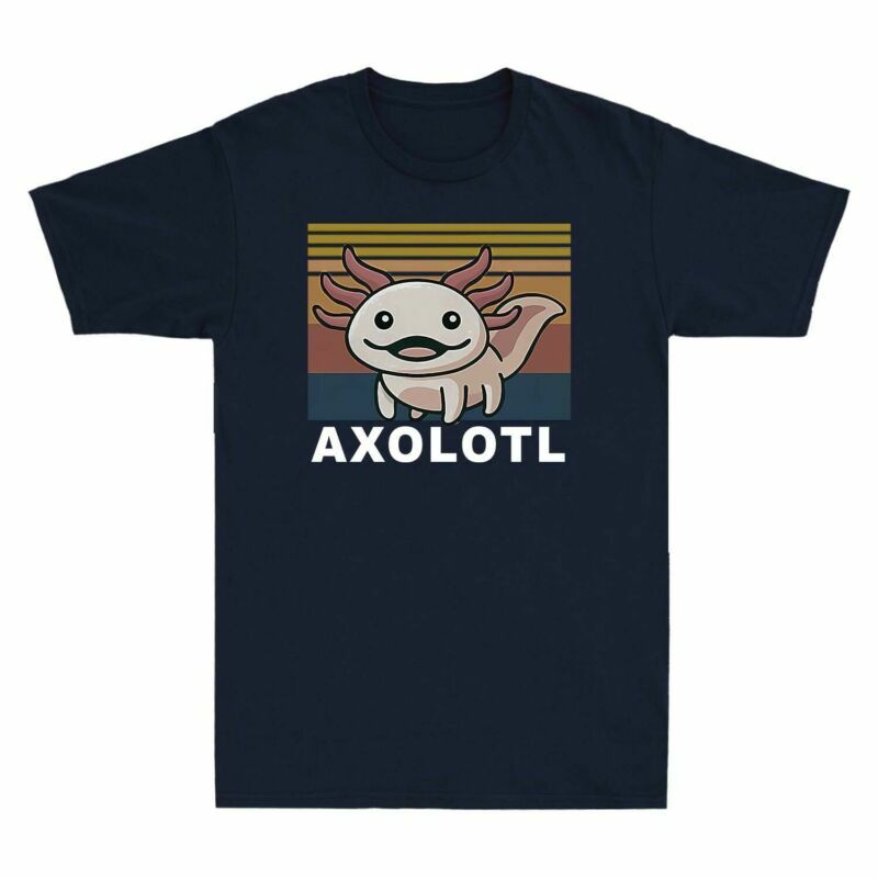 Tshirt Questions Sleeve Vintage Tee Graphic You Sure Axolotl Unisexs Gift Short