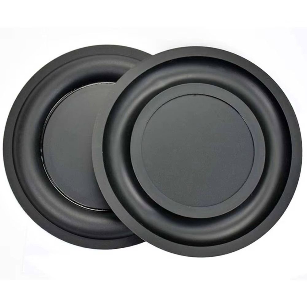 1/2Pcs Durable 30/40/50mm Speaker Vibration Membrane Rubber Black Bass Radiator Subwoofer Bass Woofers