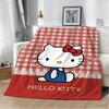 3D H-Hello k-Kitty Cute Cartoon Kawaii Flannel Blanket Soft Throw Blanket Art For Home Decor Bedroom Bed Sofa Picnic Kids Gifts