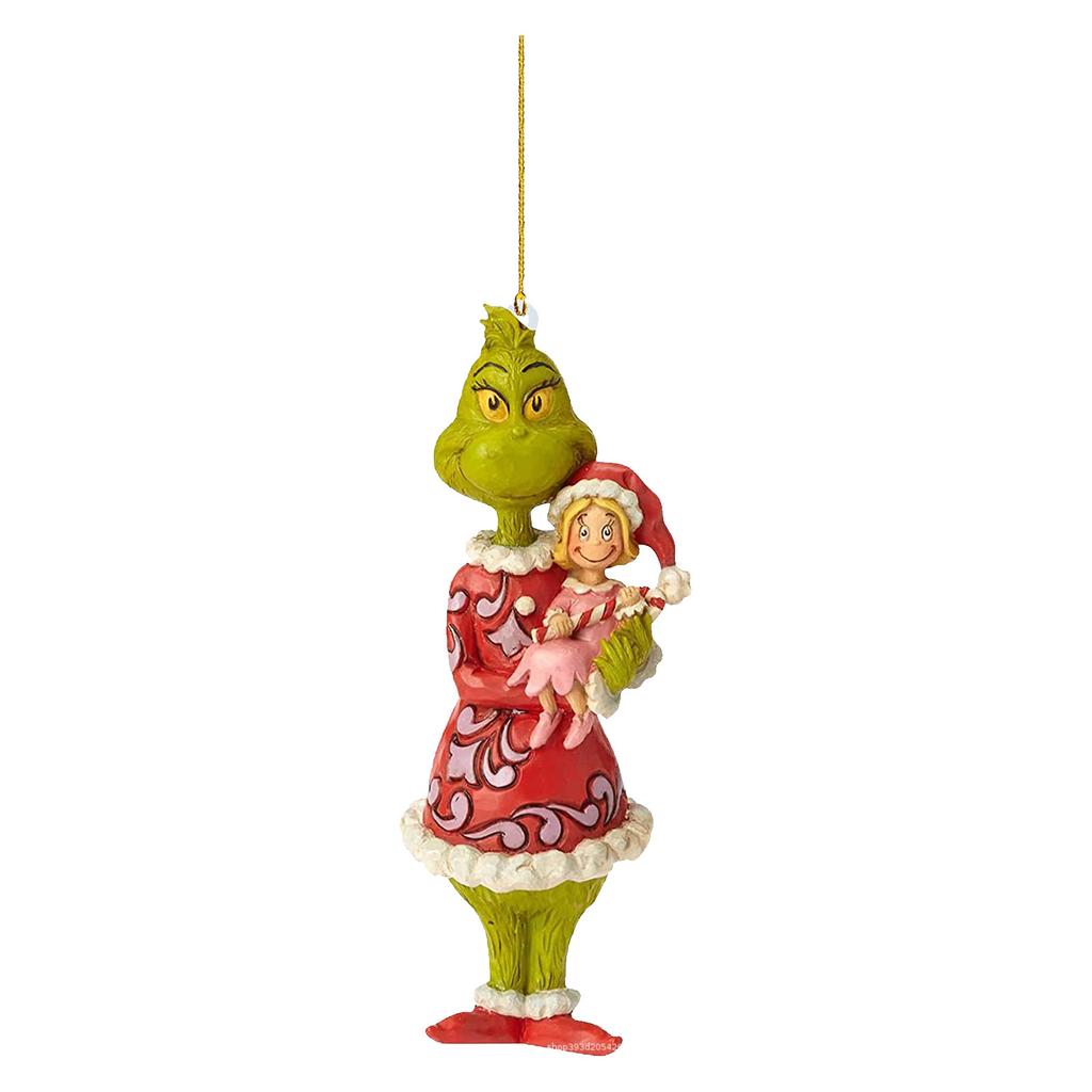 Christmas Tree Decorations - Funny Christmas Tree Ornaments - Funny Green Doll Christmas Pendant Ornaments Indoor Home Party Gifts