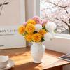 Artificial Flowers Silk Ball Chrysanthemum Home Room Wedding Wreath Bridal Bouquets Decor Valentine Outdoor Yard Garden DIY Gift