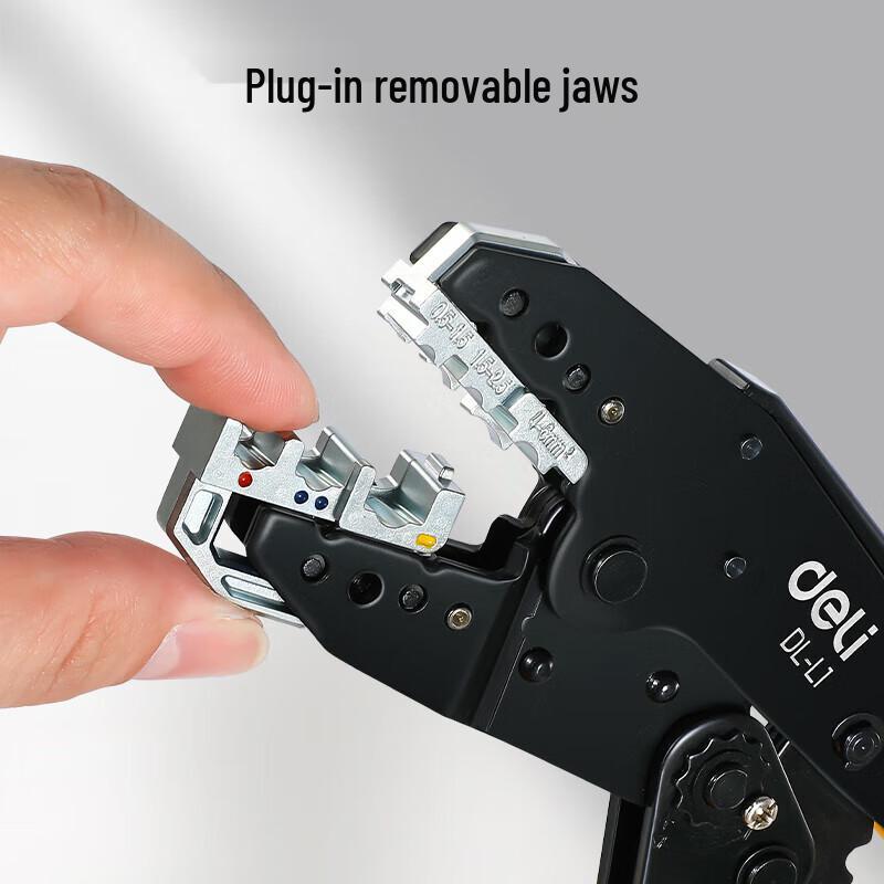 Deli Multi-functional Ratchet Terminal Crimping Pliers