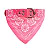 Yousheng Pet Saliva Towel Ethnic Style Print Triangle Neckerchief Bib Fabric Adjustable Bandana Collar for Puppy Dogs Cats Pet Accessories