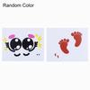 2Pcs Cute Cartoon Expression Pregnant Facial Stomach Belly Sticker Photo Prop