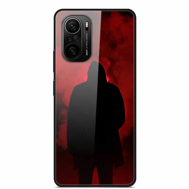 For Xiaomi Poco F3 Case Tempered Glass Hard PC Phone Back Cover For Xiaomi POCO F3 5G Cases Shells PocoF3 F 3 2021 6.67'' Coque