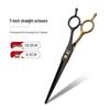 All-Steel Pet Grooming Scissors Set - Includes Curved Dog Hair Cutting Scissors