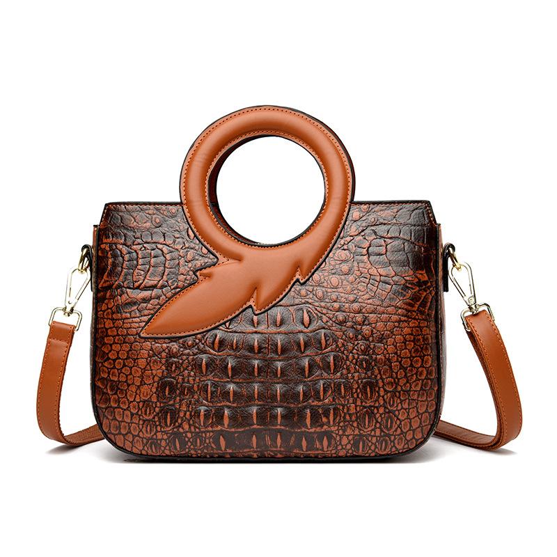 New Women's Handbag Large Capacity Stylish Retro Women's Shoulder Bag