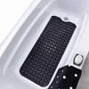 Large 40x16 Non-Slip Bath Mat - Quick-Drying, Absorbent, and Textured for Bathtub or Shower, Durable Safety Mat In Stylish Black
