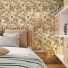 Fashion Floral Wallpaper Waterproof Pvc Self-Adhesive Wallpapers Peel And Stick Removable Furniture Stickers Home Decoration