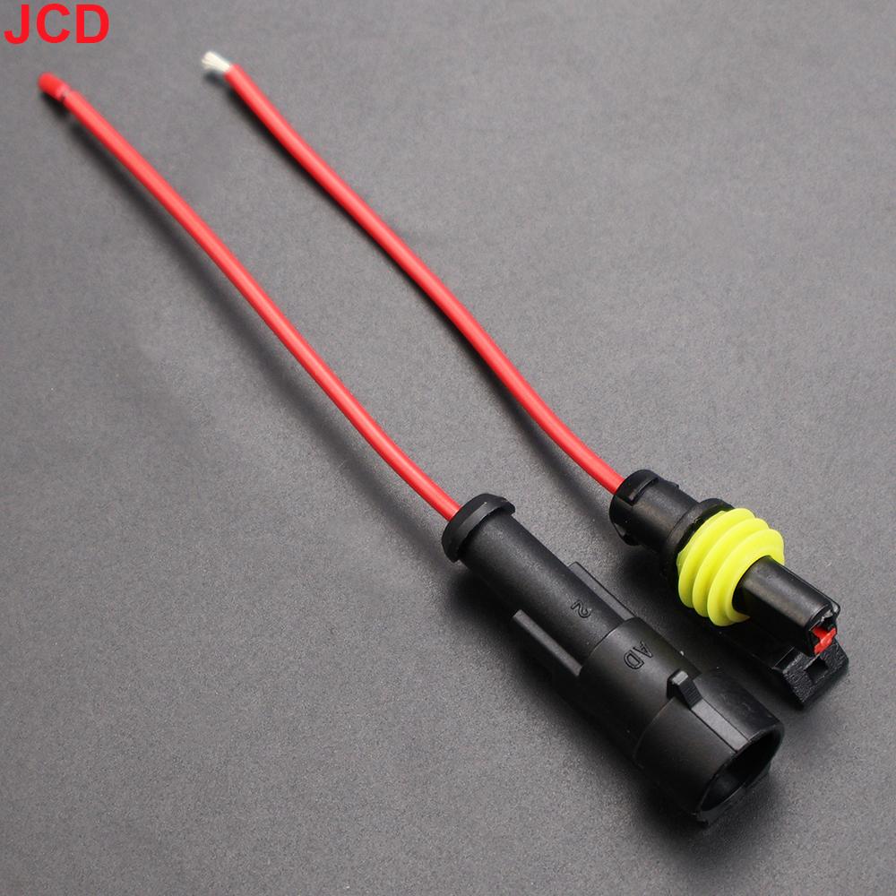 

JCD 1set 1/2/3/4 Pin Waterproof Connector, Electrical Terminal Quick Connector With WireSuitable For Cars Ships Etc