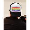 Love Wins Rainbow Hat LGBTQ Gifts Gay Pride Love Is Love Trucker Hats Mesh Cap Boné de beisebol para unissex Four Seasons
