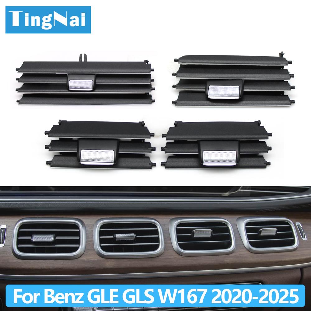 Car Front Rear Air Vent Outlet Grille AC Slide Tab Clip Repair Kit For Mercedes Benz W167 GLS GLE 350 400 450 500 580 2020-2025