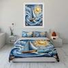 "Ocean Sailing Home Decor Set" Soft Comfortable Duvet Cover Bedding Set Included 1*Duvet Cover & 2*Pillowcases gift