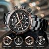 LIGE Business Watches Mens Top Brand Luxury Waterproof Quartz Wristwatch Luminous Stainless Steel Watches For Men Reloj Hommes