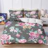 Plant Cute Flowers Bedding Set 3D Children'S Bedding Set Quilt Duvet Cover King Size Twin Covers Children Printed 100% Polyester