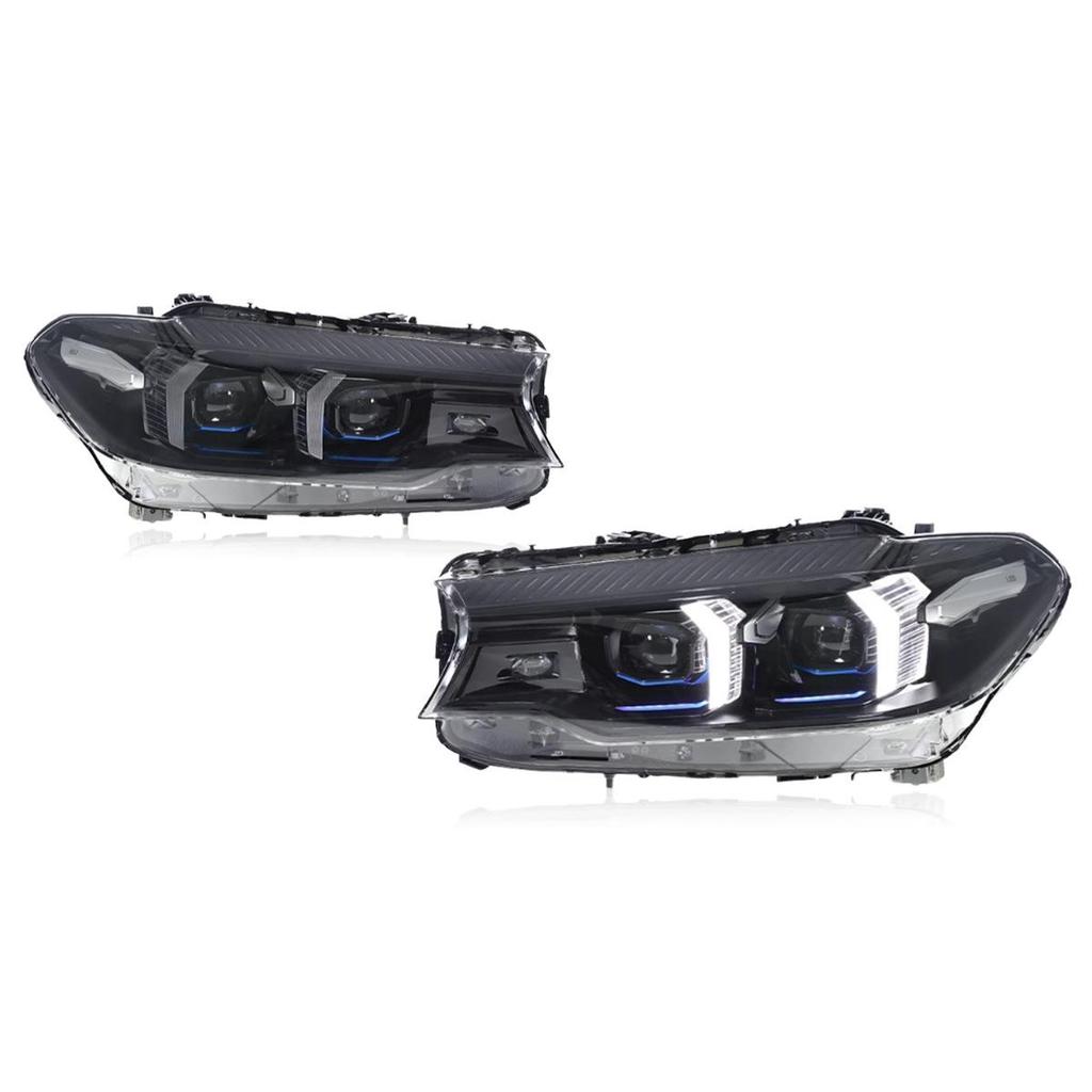 18-23 BMW 5 Series G30 G38 Headlight Assembly with New Fang DRL & Turn Signals