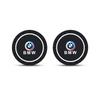 2pcs Car Water Cup Pad Car Coaster Anti-Slip Drink Holder Interior Mat For BMW 50th Anniversary E39 E46 E90 E60 F10 F11 F20 F30 WE5