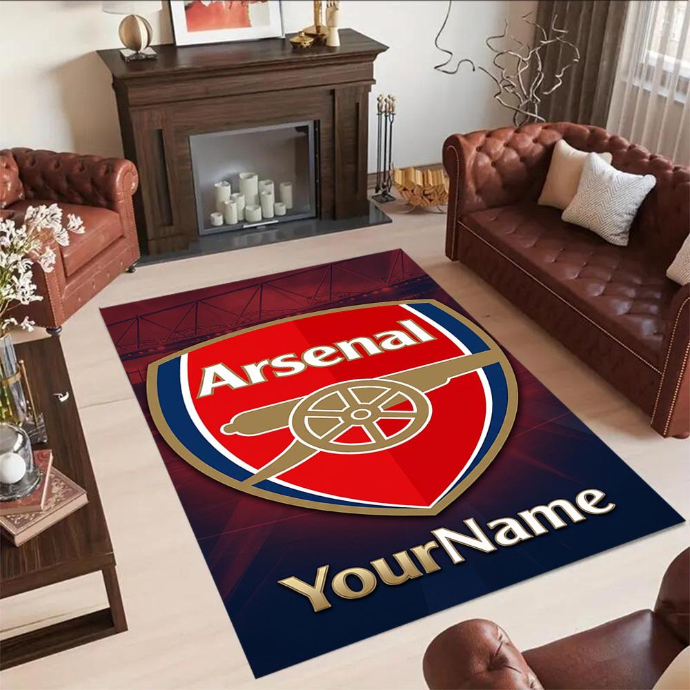 Arsenal Customized Name Carpet Perfect for Bedrooms Foyer Outdoor Living Rooms Anti-slip Rug Office home decor