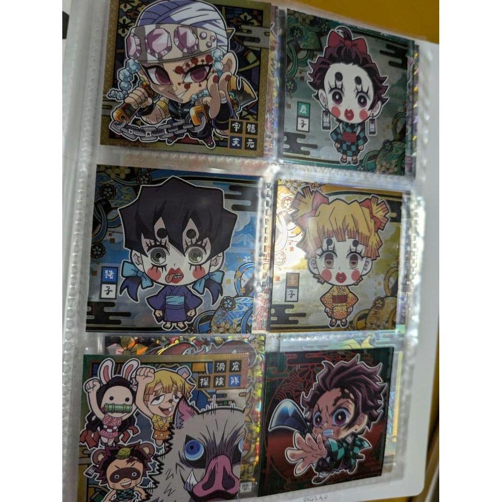 Used Demon Slayer: Kimetsu no Yaiba Deformed Seal Wafers 60 Pieces Collection File