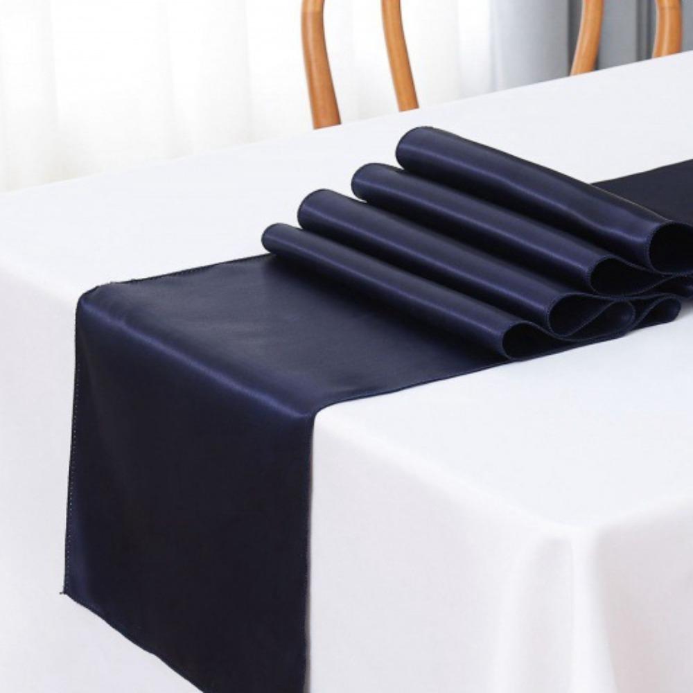 3PCS Elegant Satin Table Runner Classical Coffee Table Runner Decorative Tablecloth  Graduations
