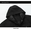 Men's Plus Size American Style Hooded Jacket - Spring/Autumn Trend