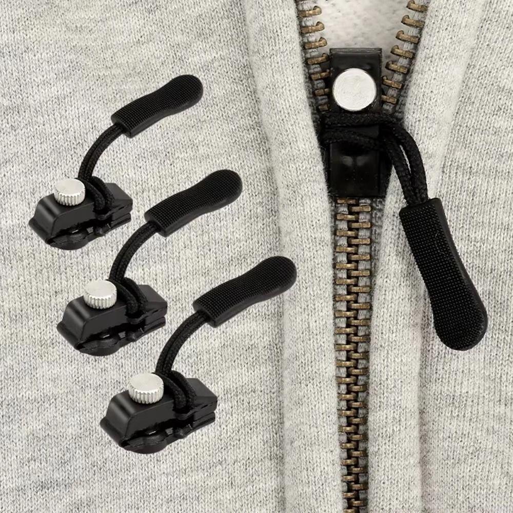 12/24Pcs DIY Zipper Slider Puller Multi-Sized Zipper Replacement Kit Zipper Puller Replacement  Bags