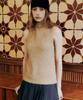 LOVEUSU Wool Halter Neck Sleeveless Knit (Beige)