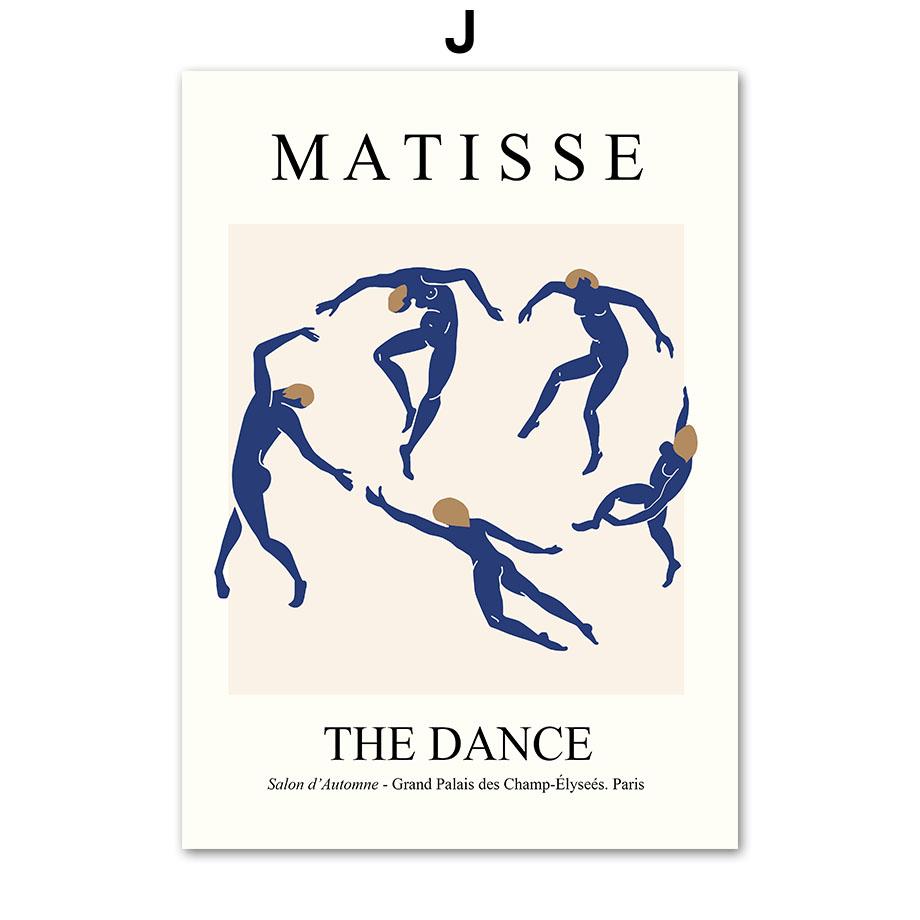 

Abstract Matisse Canvas Paintings for Living Room Decor, Geometric Gallery, Wall Art Prints, Posters, Abstract, Coral 21x30cm No Framed