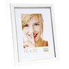 Photo Frame - Deknudt - S46af1 - 30x40 Cm - Plastic - White/silver