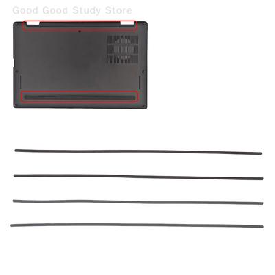 1/2 st Bärbar dator Gummilister Dator DIY Bottenhölje Fotdyna För DELL Latitude 7310 Halkfri Skalplatta Ersättningstillbehör