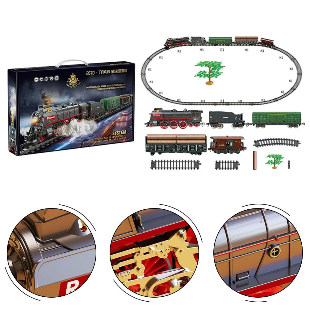 For Holiday Display Batteries Included Electric Train Set Holiday Present As Shown Battery Operated Train Set 68 Pieces