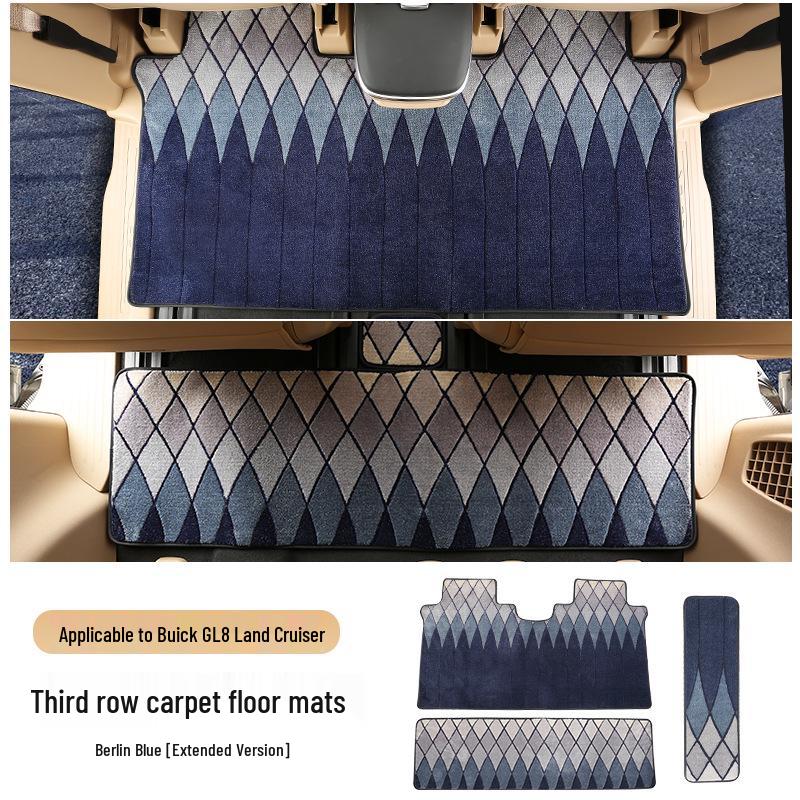 25 Buick GL8 Luxgen PHEV Middle Row Carpet Floor Mats - Interior Upgrade