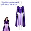 The Little Mermaid Vanessa Costume With Cape For Cosplay And Halloween Parties