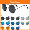 Retro Round Vintage Hippie Sunglasses For Men And Women With Lightweight Metal Frame