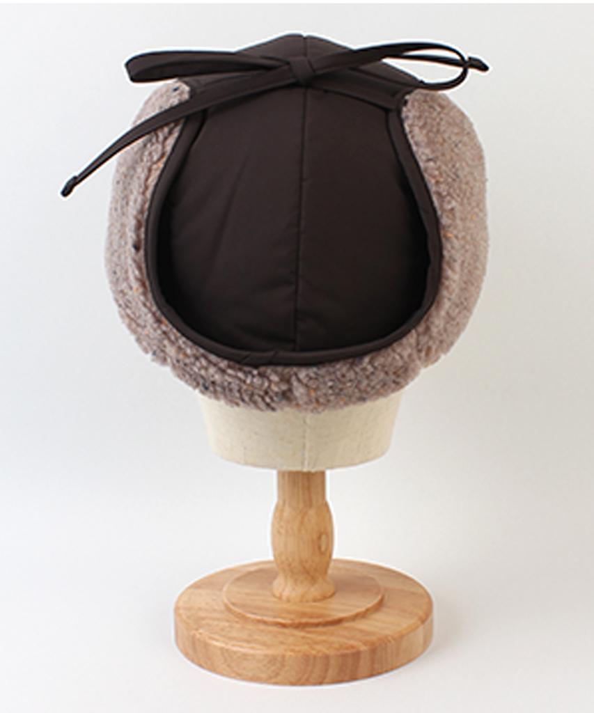 Yunibeosyeolkemiseuteuli Retro Poly Brown Earflap Cap