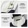 Giacche da Pugno da Esterno per Uomo Color Block Giacca Casual Larga Versatile Tendenza Giacca con Cappuccio per Coppia Impermeabile